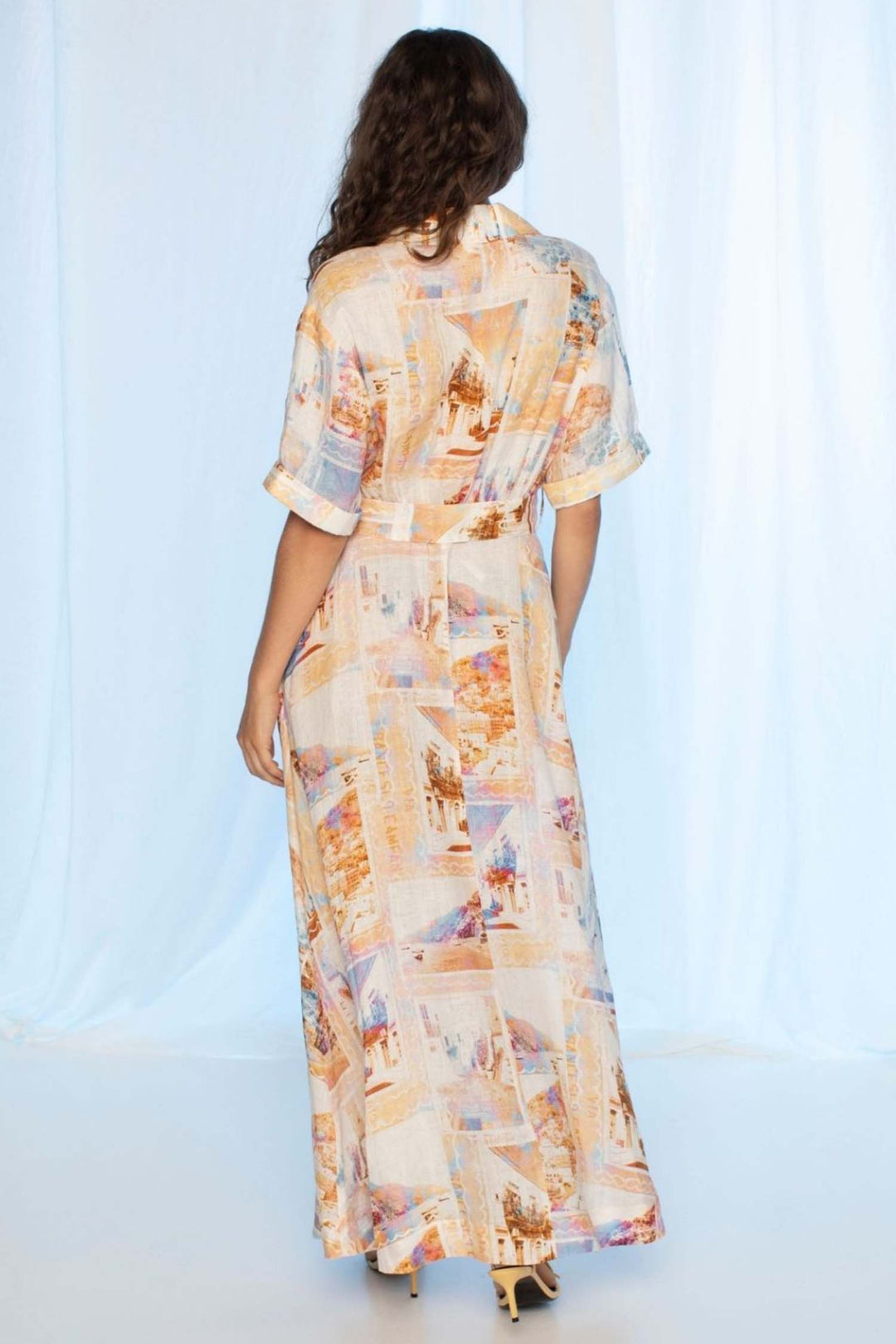 Carrie Maxi Dress in Amalfi