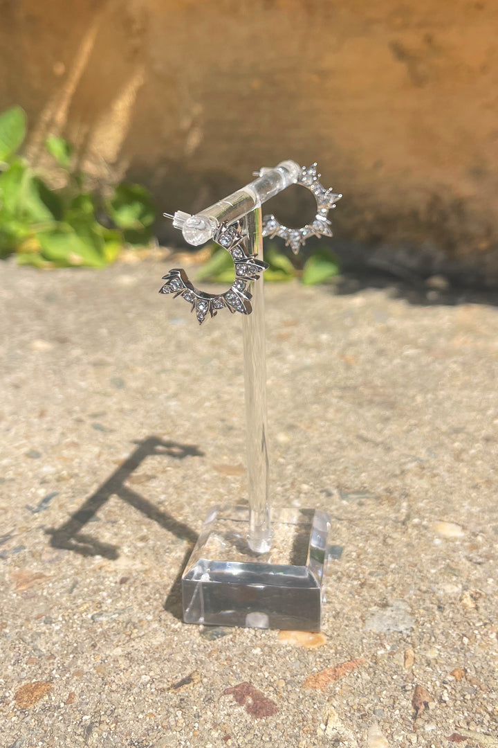 Celeste Hoop Earring in Silver