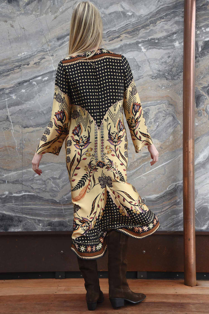 Charge It To My Room Dress in Border Spot