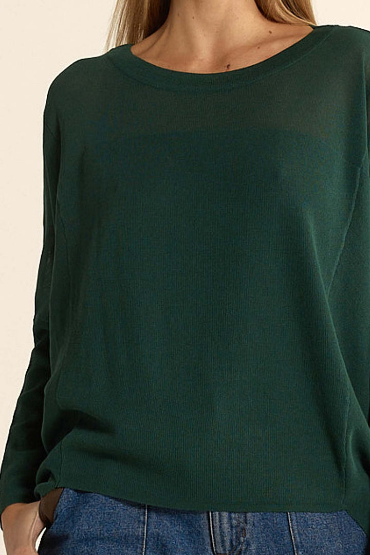 Charlie Knit in Forrest Green