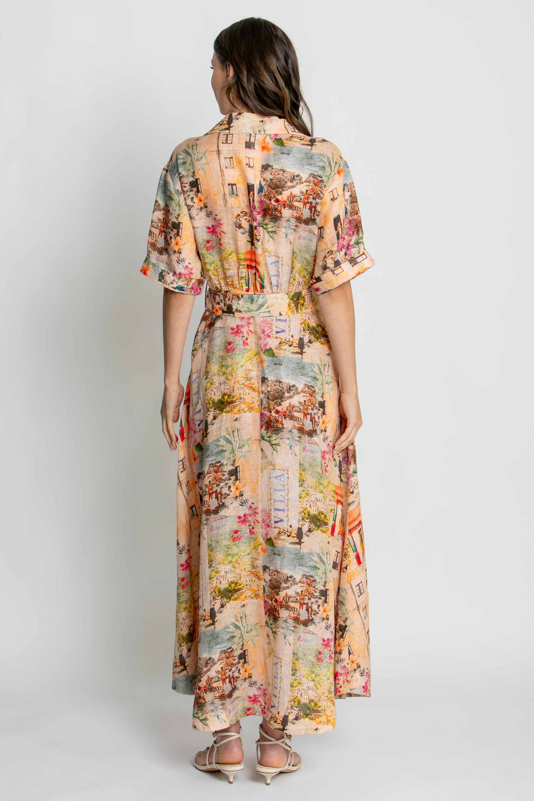 Charlie SS Maxi Dress in Capri