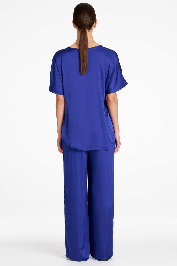 Charmeuse Pant in Cobalt