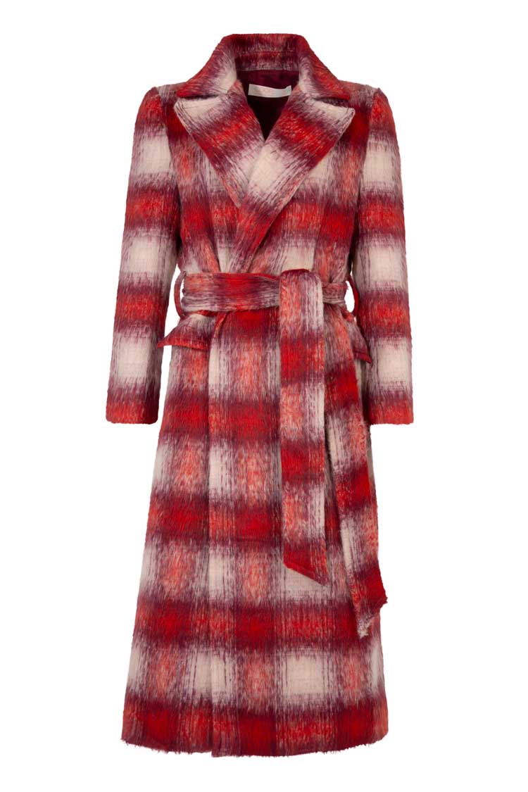 Check This Out Coat in Red