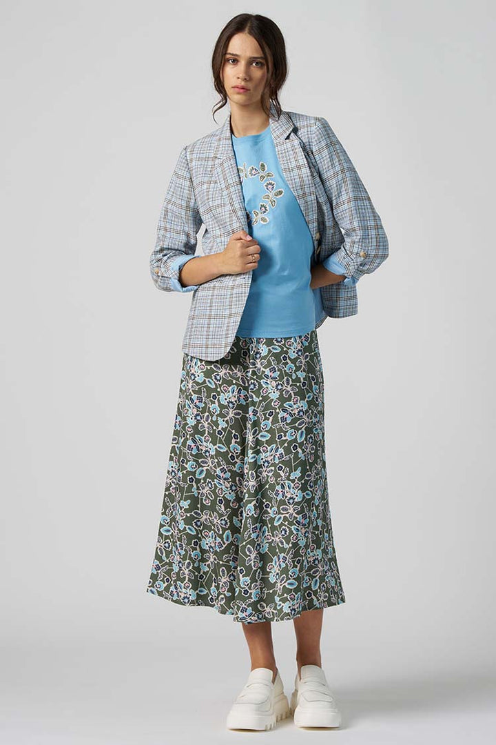 Checked In Blazer in Blue | FINAL SALE