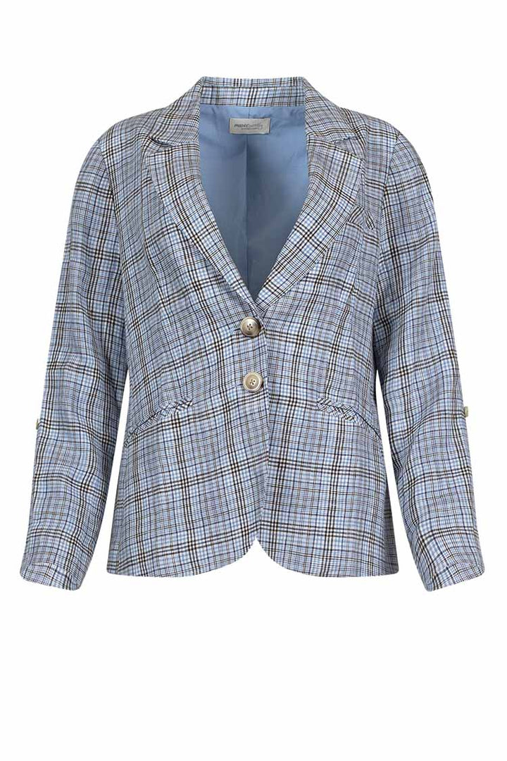 Checked In Blazer in Blue | FINAL SALE