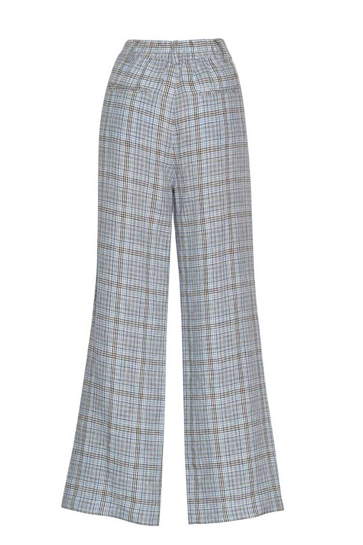 Checked In Pant in Blue | FINAL SALE