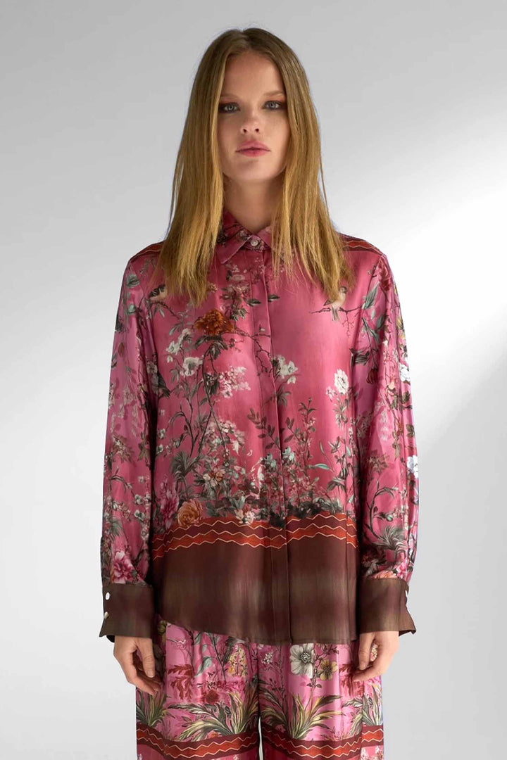 Cherry Blossom Blouse in Rose Chocolate