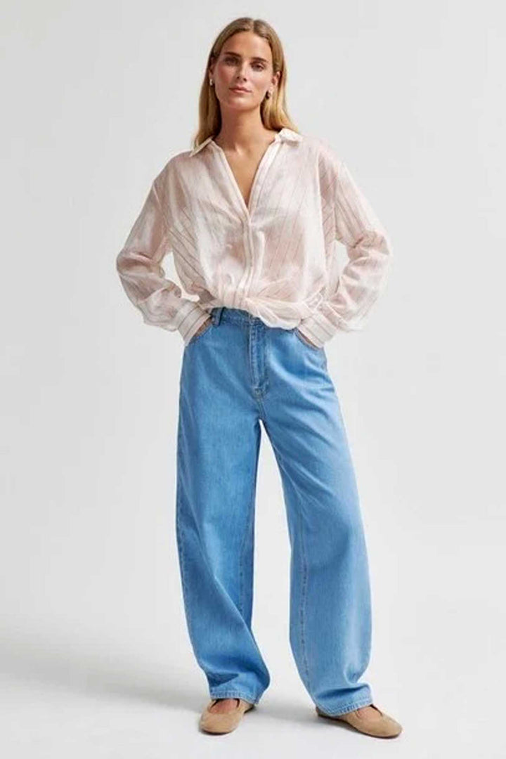 Chevy Twist Shirt in Creampuff