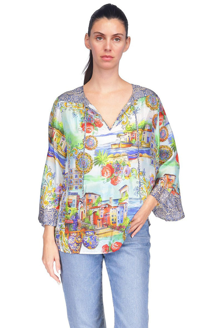 Christy Lepin Flowy Blouse