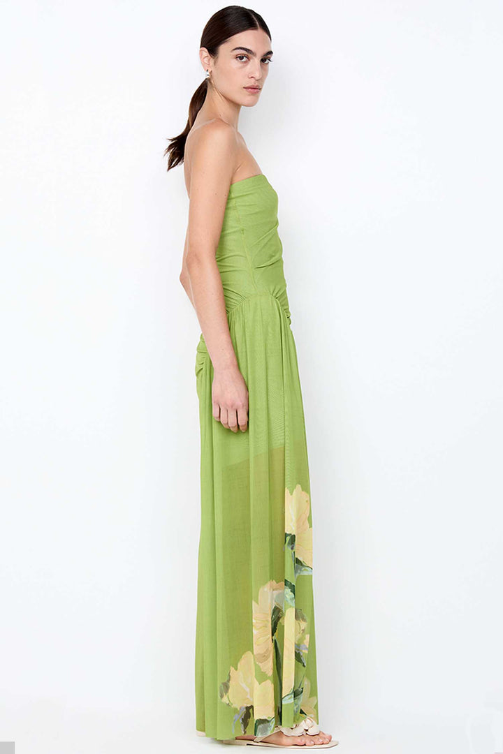 Cintrina Strapless Maxi Dress in Aniya Floral