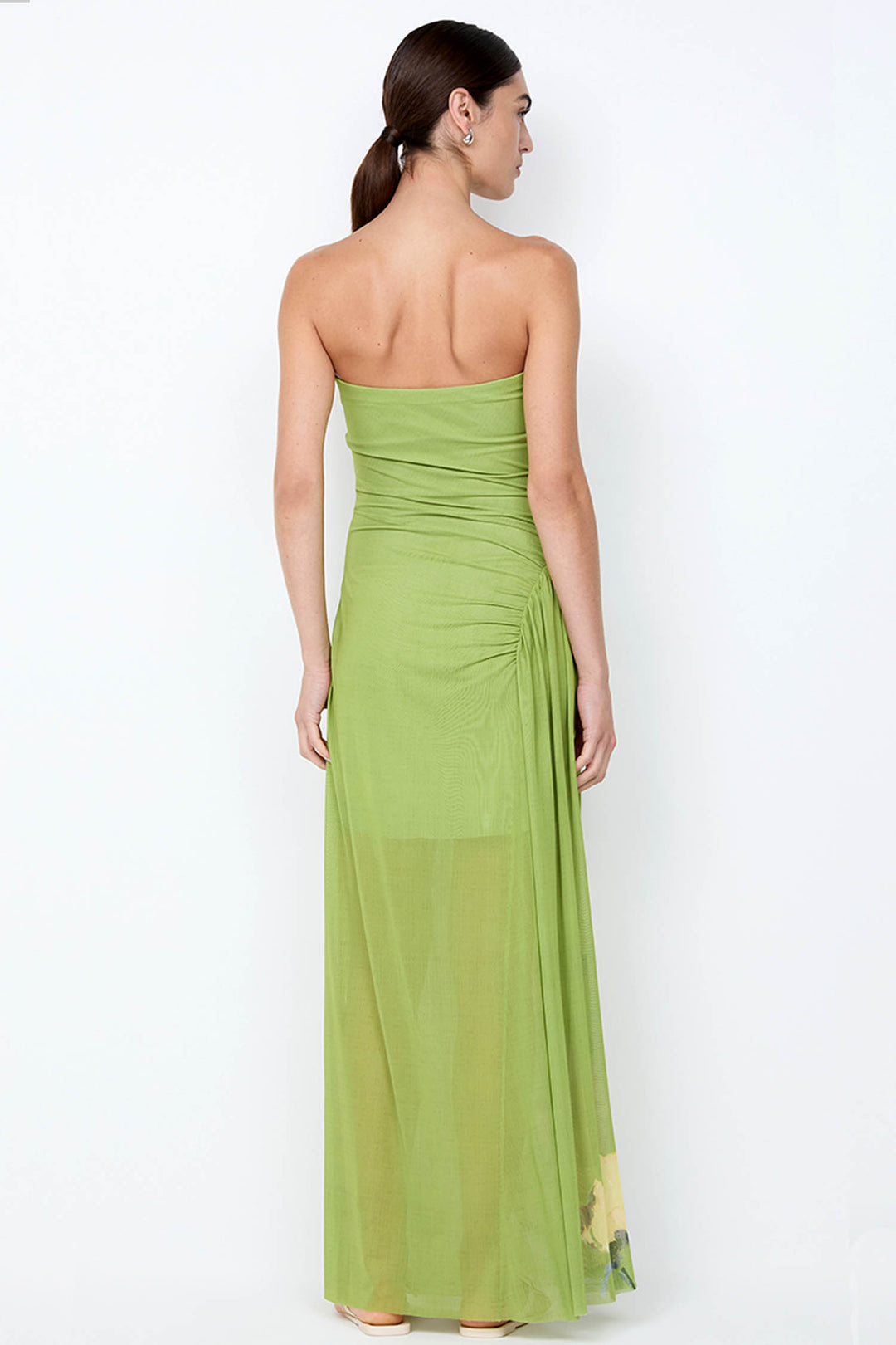 Cintrina Strapless Maxi Dress in Aniya Floral