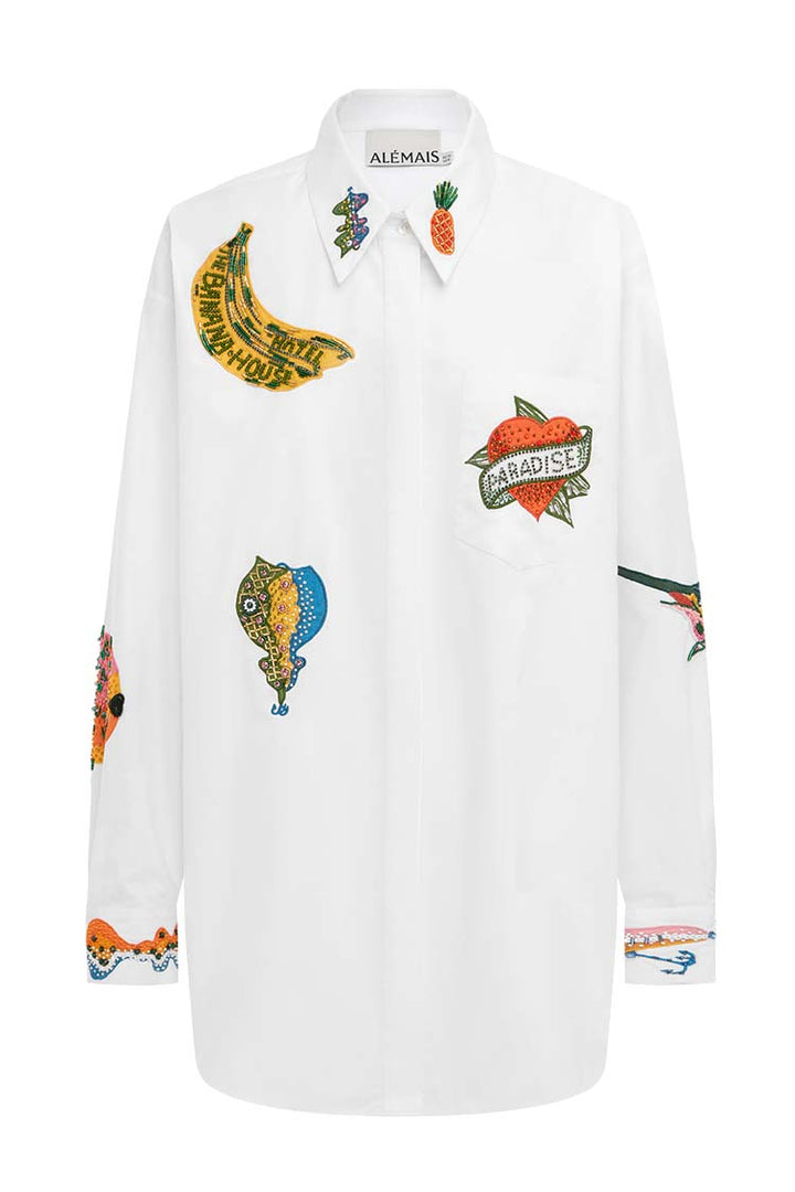 Clam Embroidered Shirt