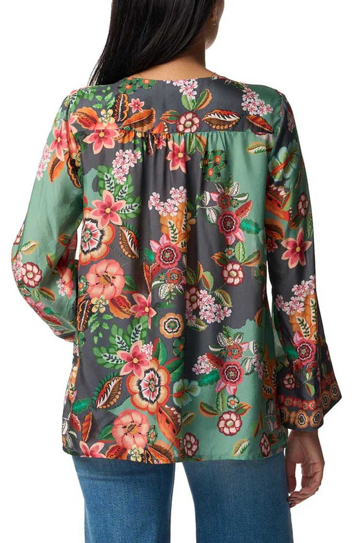 Clarkwood Teal Botina Blouse