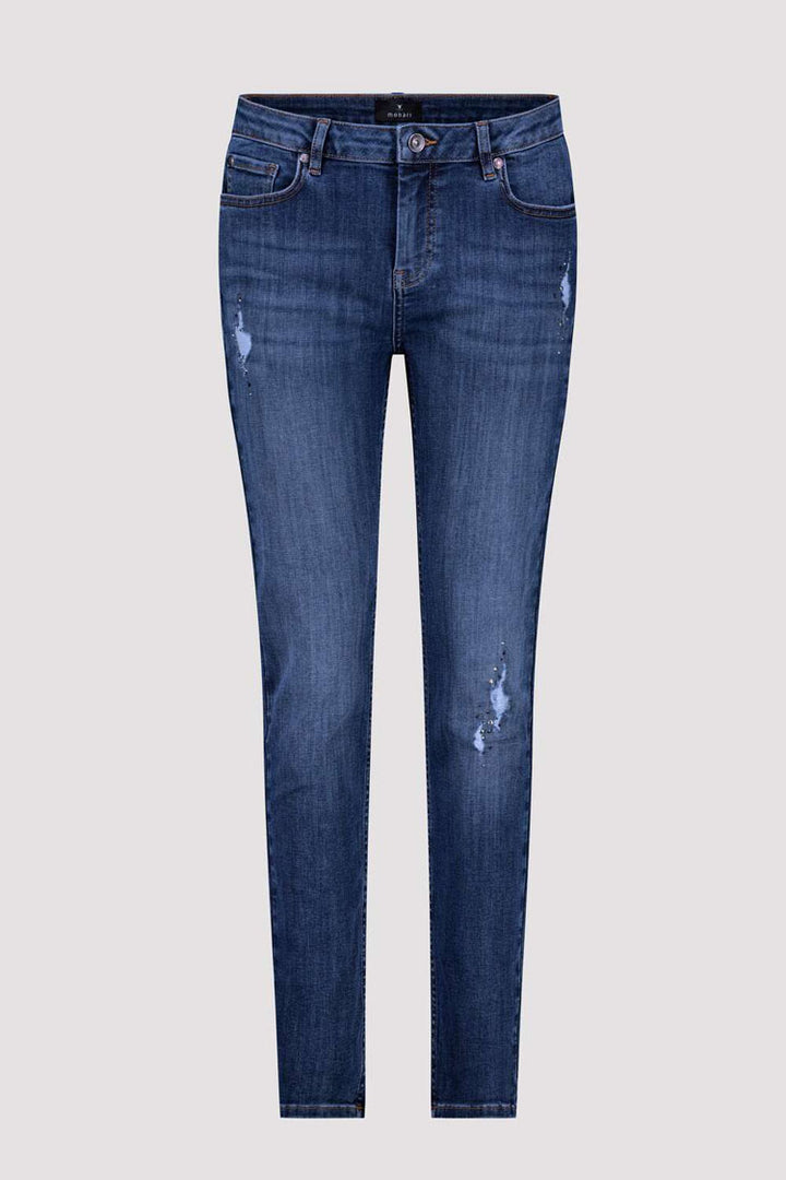 Classic Denim Jeans with Studs n Jewels