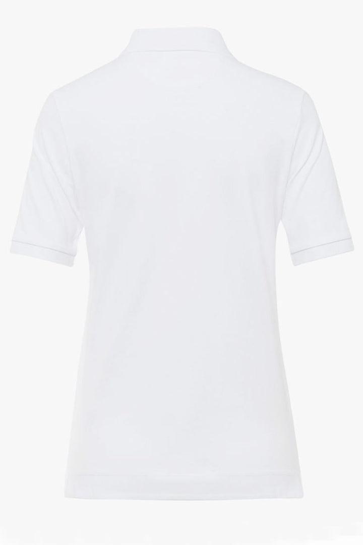 Cleo Polo SS Shirt in White