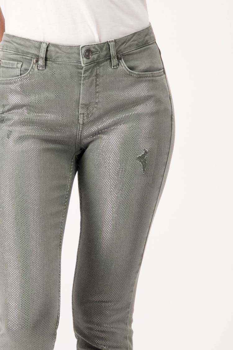 Coated Front Slim Fit Jeans