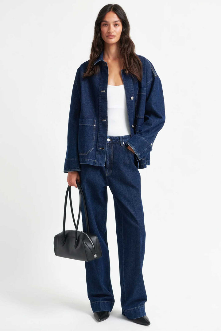 Columbo Denim Jeans in Dark Blue