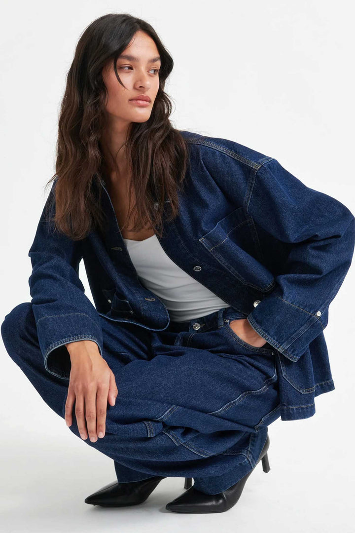 Columbo Denim Jeans in Dark Blue