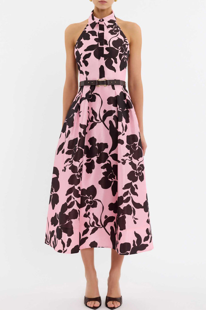 Connie Halter Midi Dress