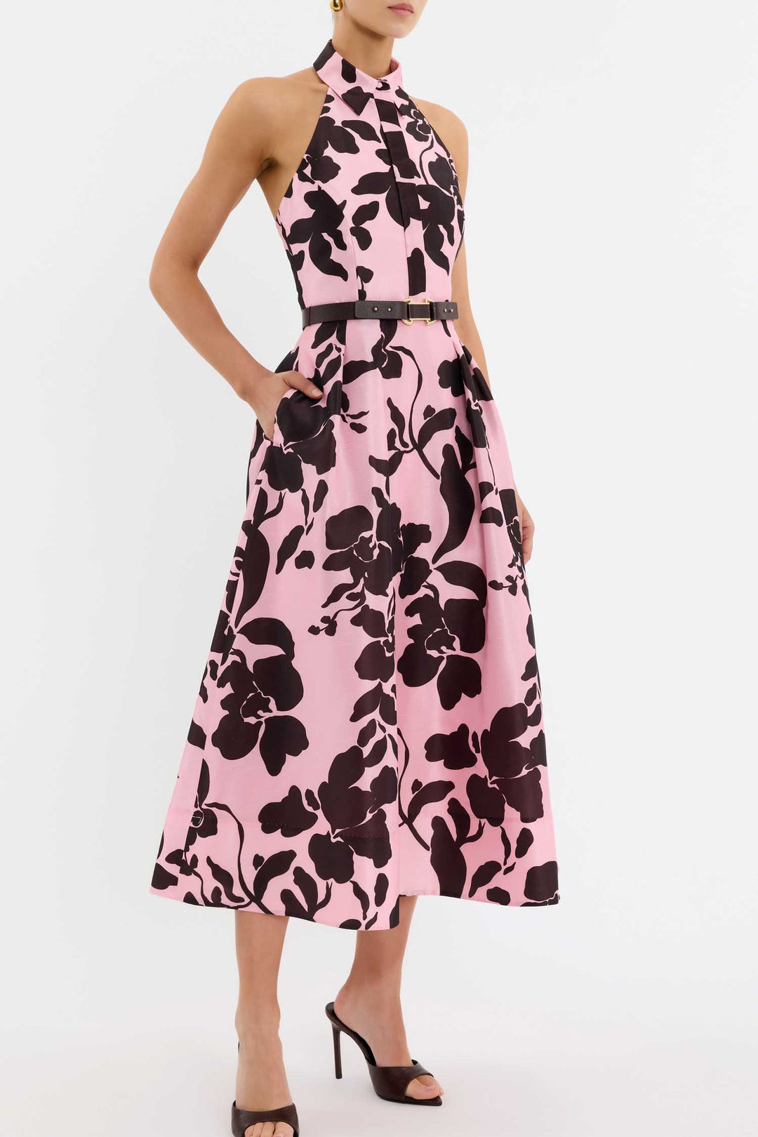 Connie Halter Midi Dress