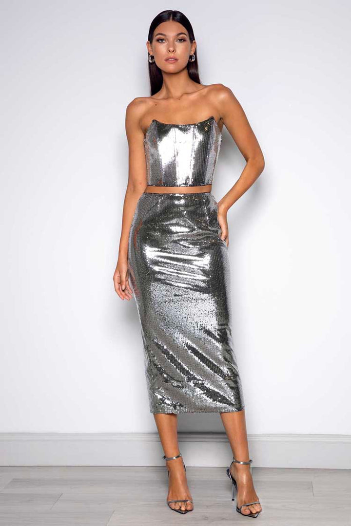 Constantino Skirt in Grey