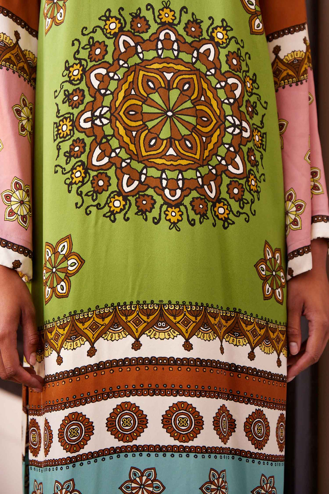 Contina Silk Midi Dress