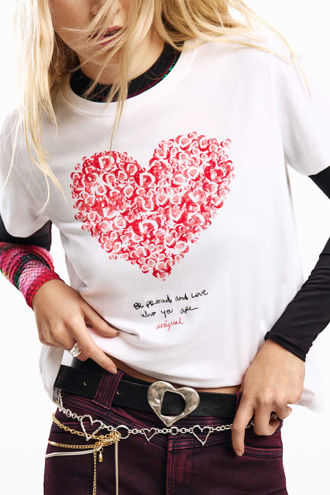 Cor T-Shirt in Blanco