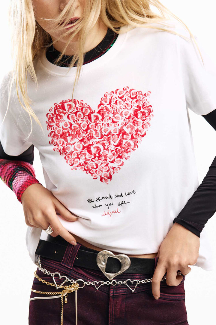 Cor T-Shirt in Blanco