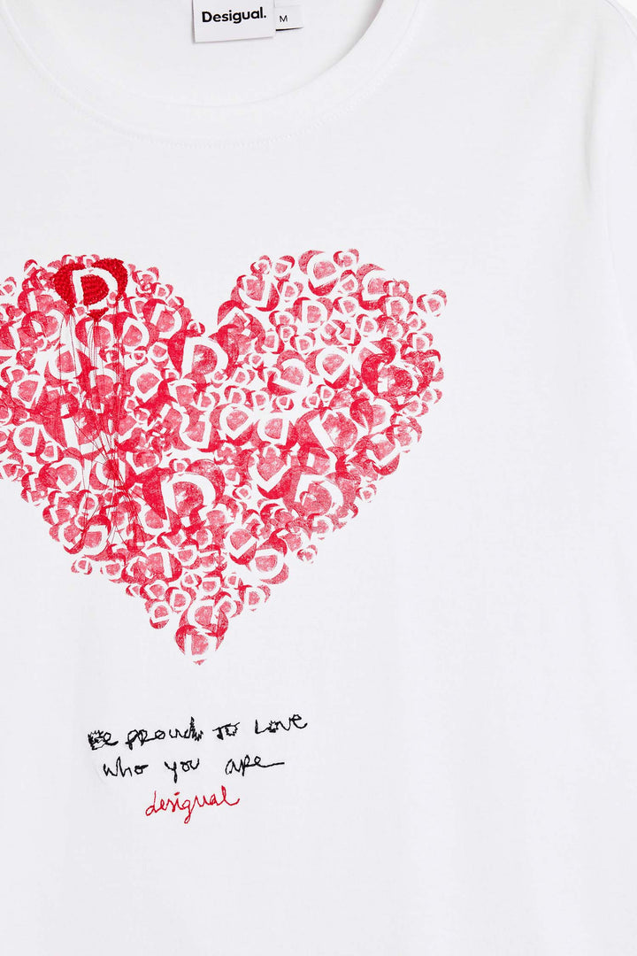Cor T-Shirt in Blanco