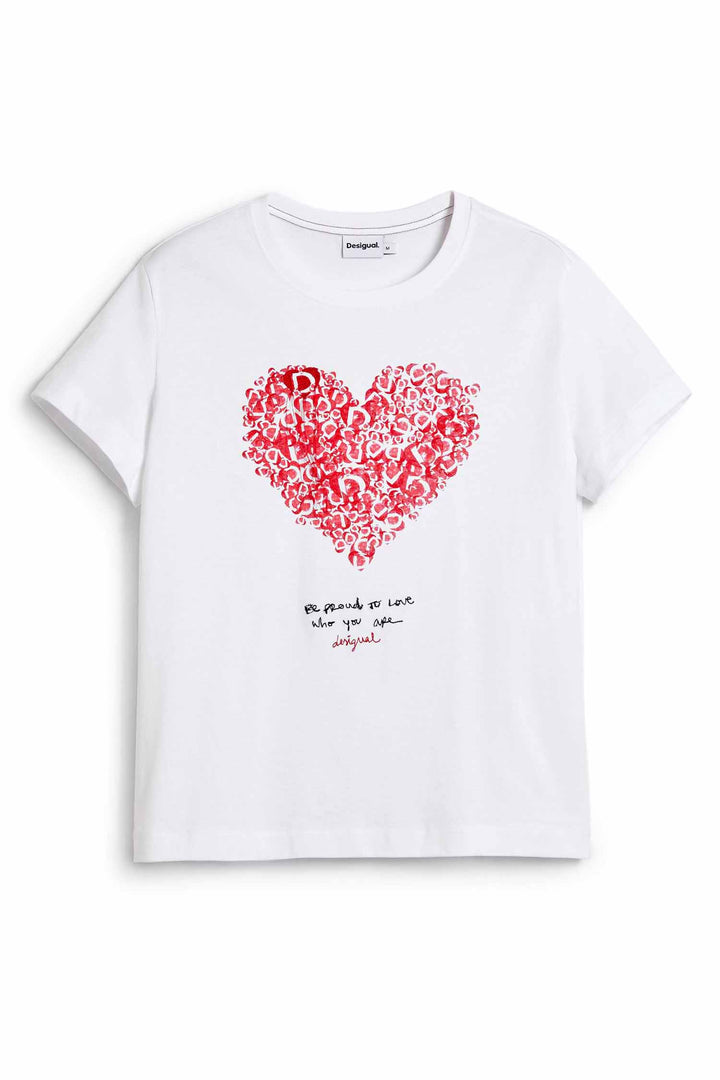 Cor T-Shirt in Blanco