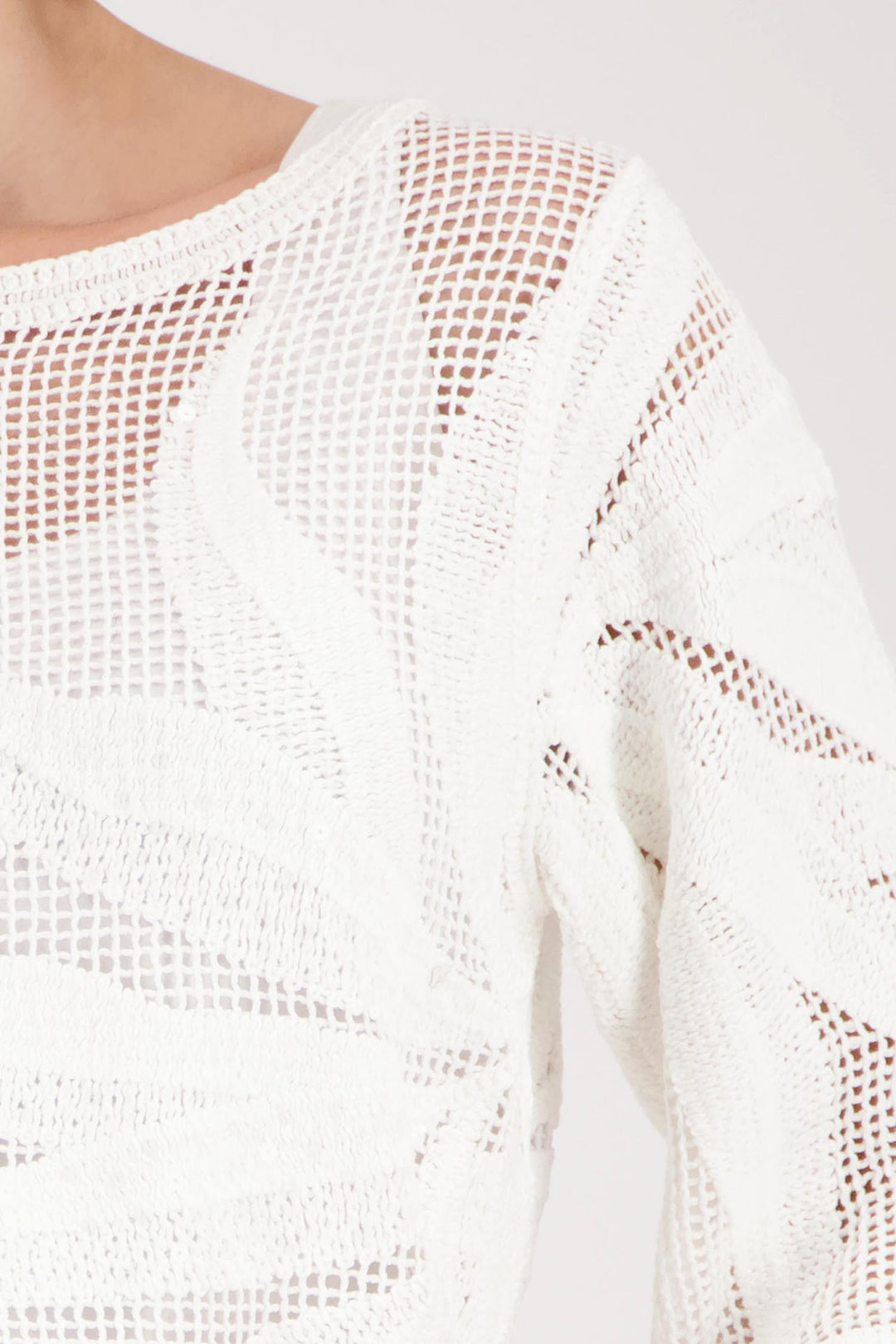Cornelly Leaf Sweater in Cream
