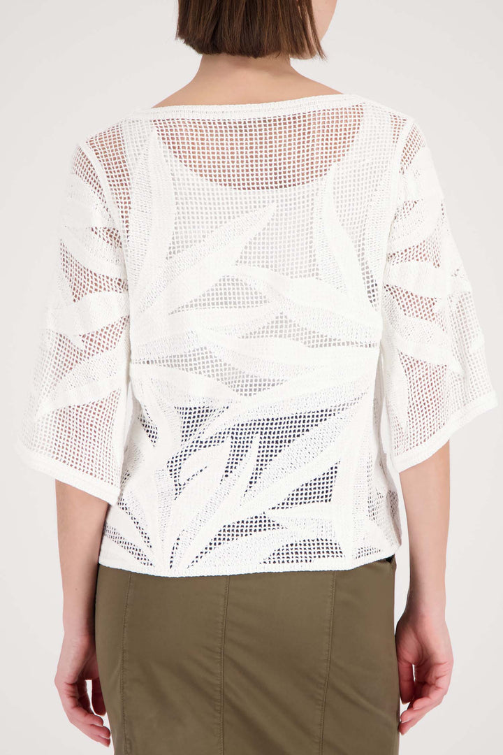 Cornelly Leaf Sweater in Cream