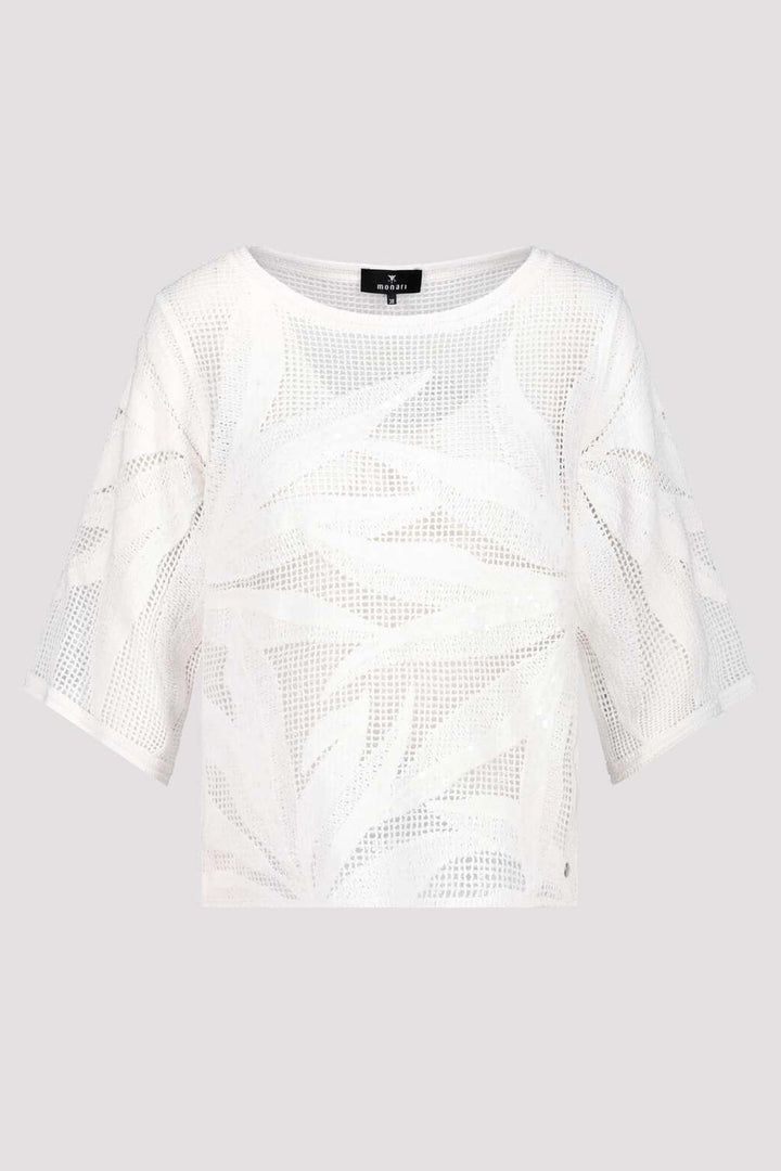 Cornelly Leaf Sweater in Cream