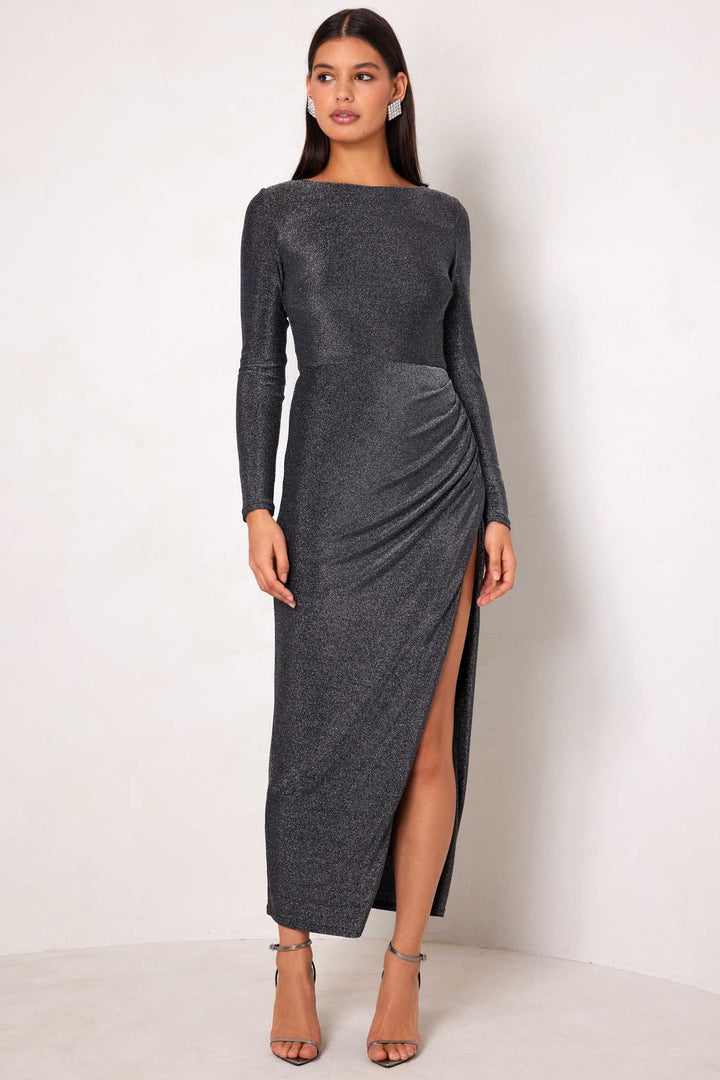 Corrine Dress in Gunmetal