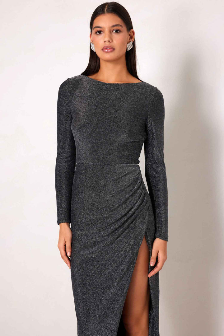 Corrine Dress in Gunmetal