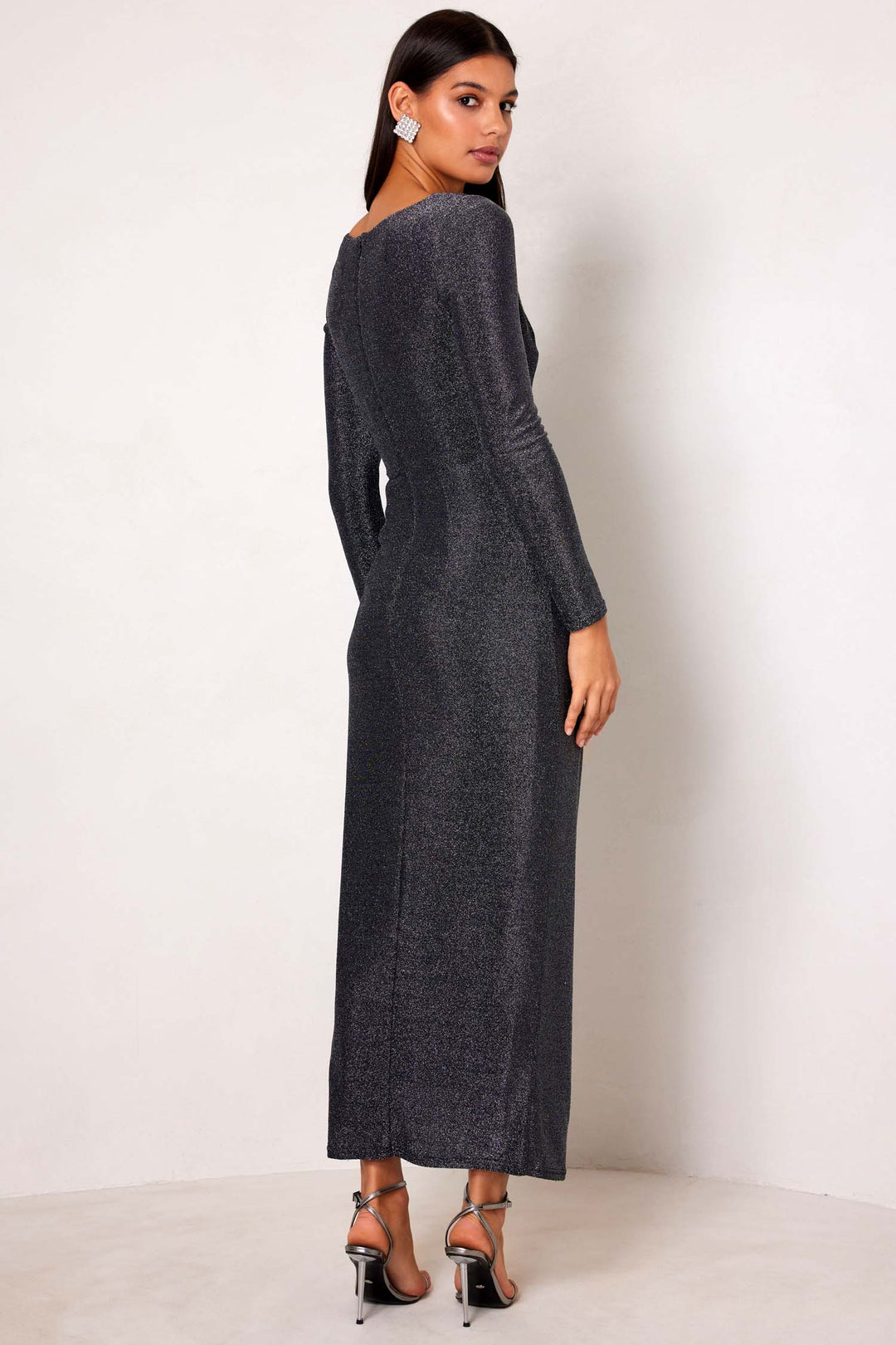 Corrine Dress in Gunmetal
