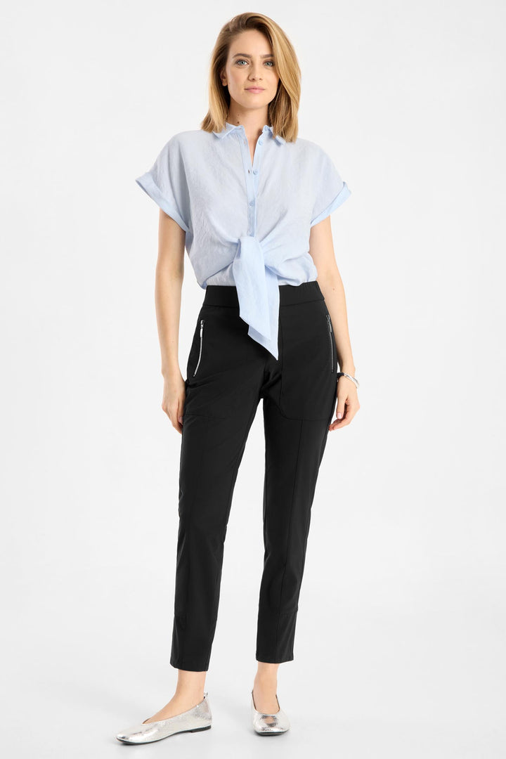 Corry Jersey Pant in Black