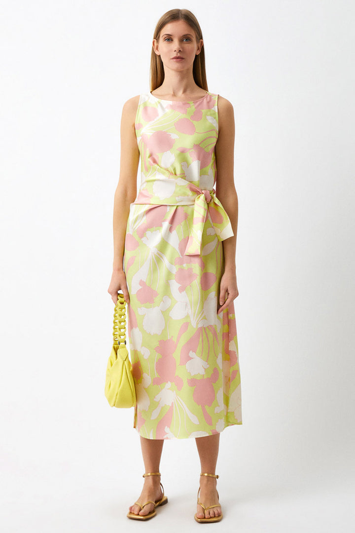 Cosmo Sleeveless Printed Dress