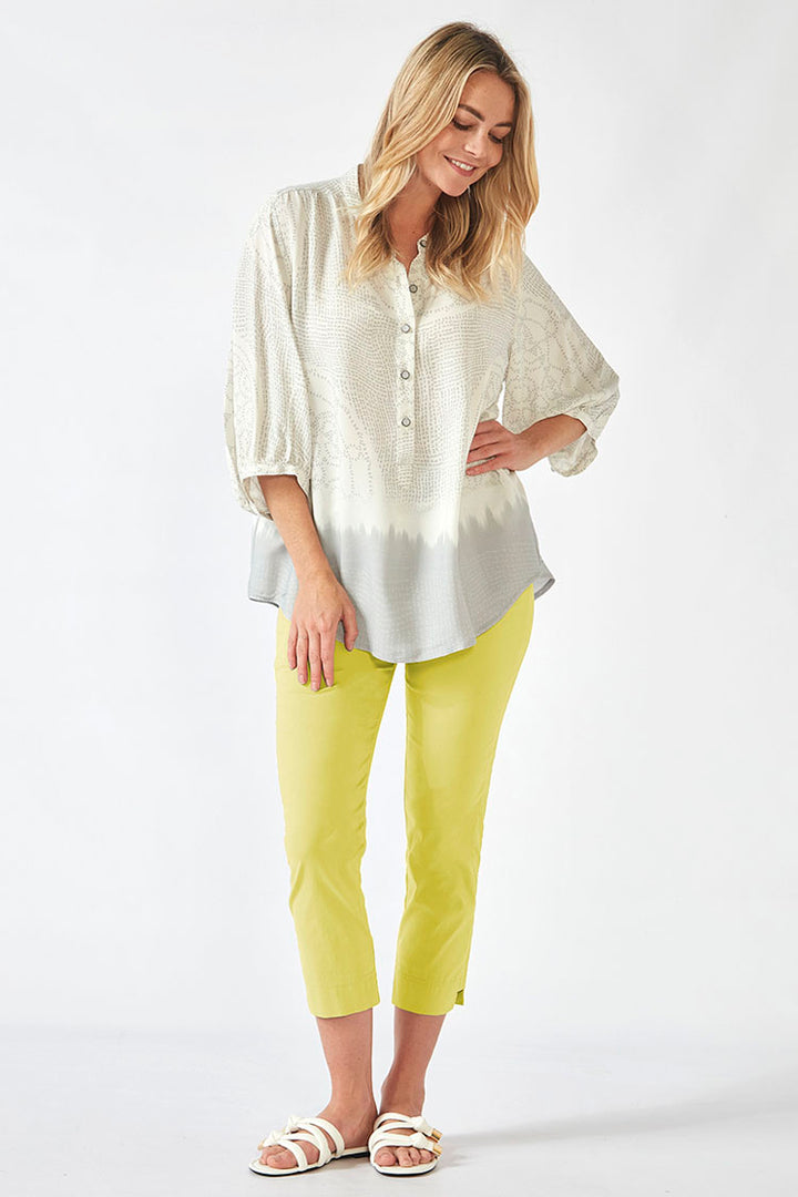 Coya Blouse in Pumice Print | FINAL SALE