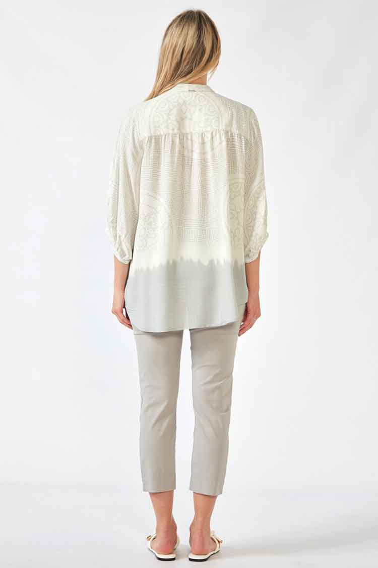 Coya Blouse in Pumice Print | FINAL SALE