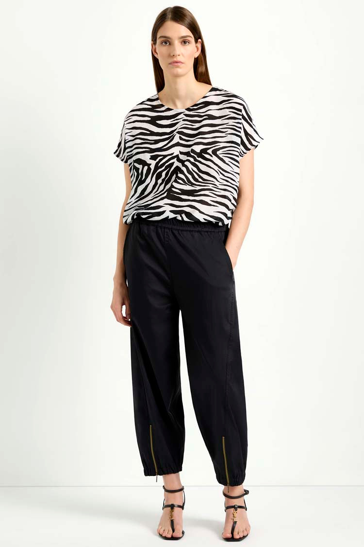 Crop Club Pant in True Navy