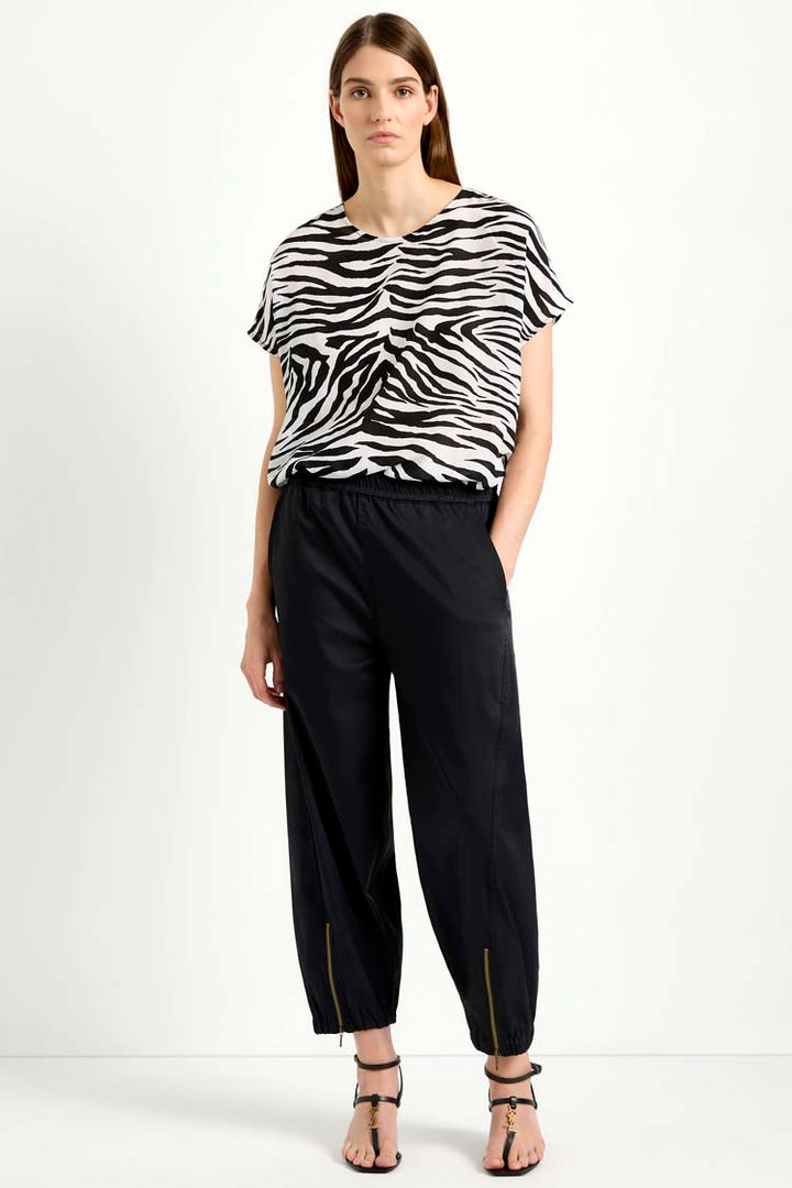 Crop Club Pant in True Navy