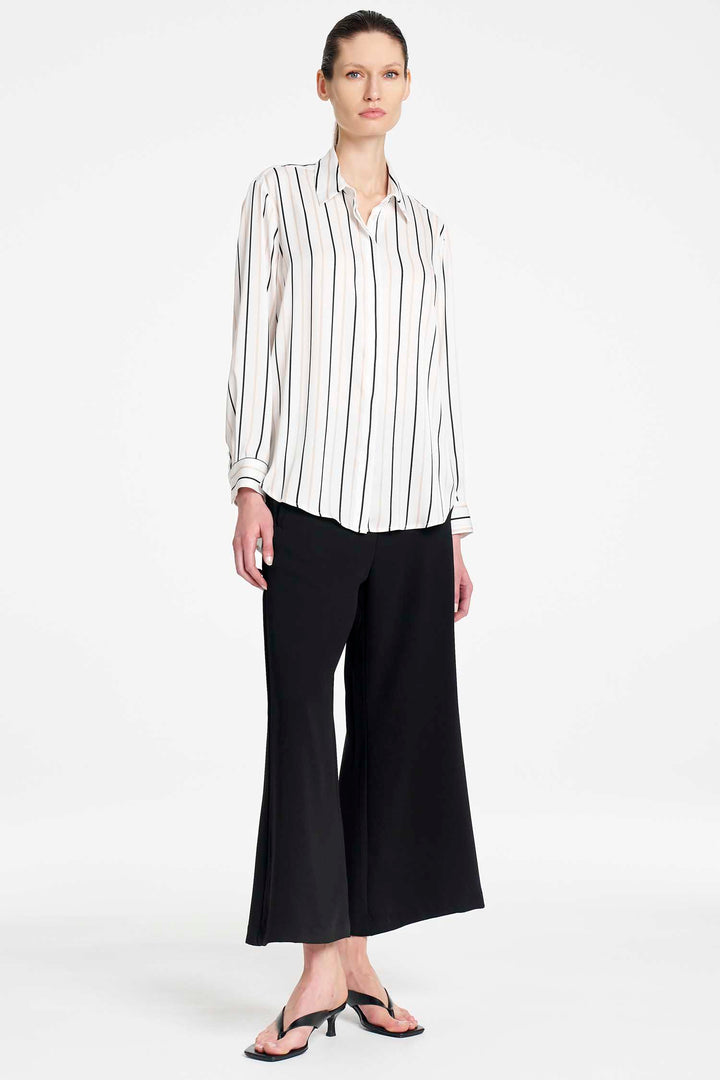 Crop Suit Pant in Black