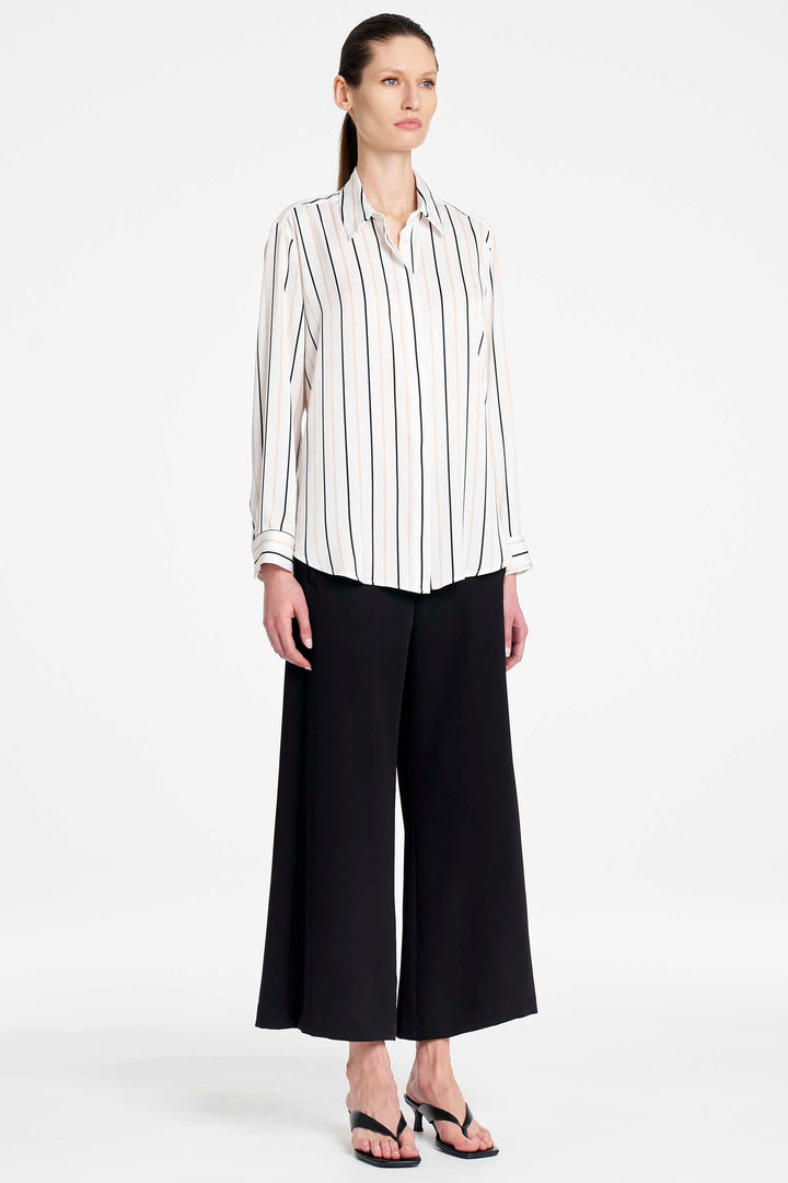 Crop Suit Pant in Black