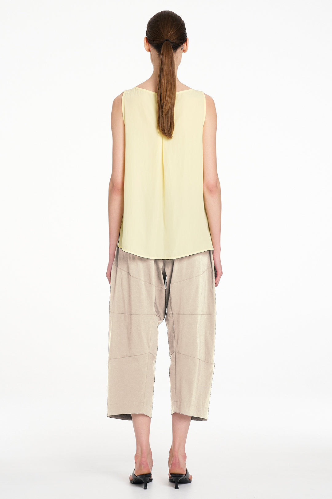 Cropped Tuscan Pant in Hay