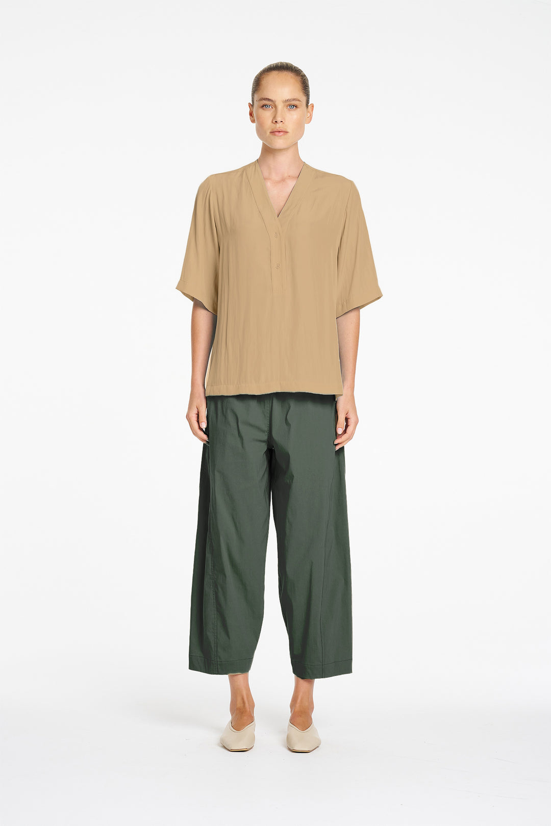 Cross Pant in Bayleaf