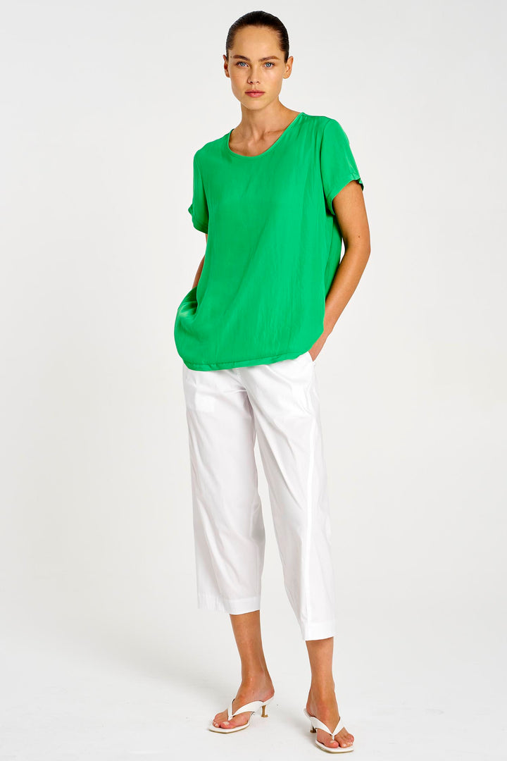 Cross Pant in White
