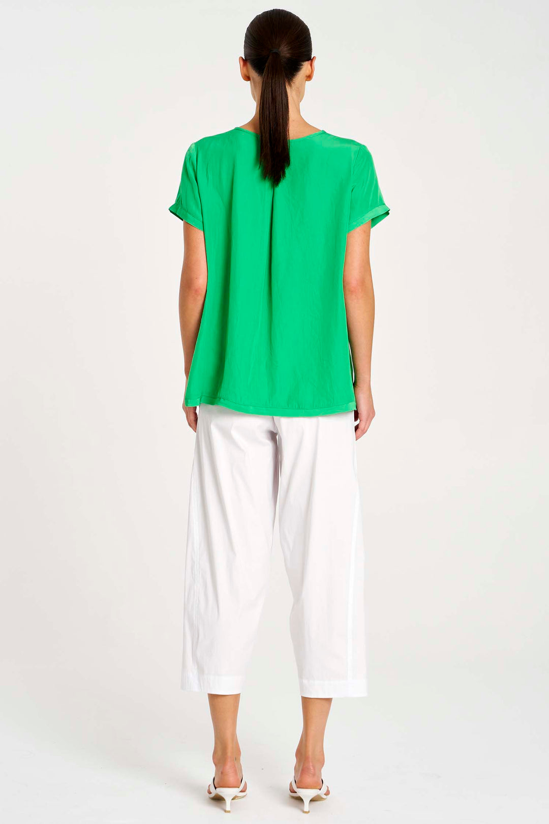Cross Pant in White