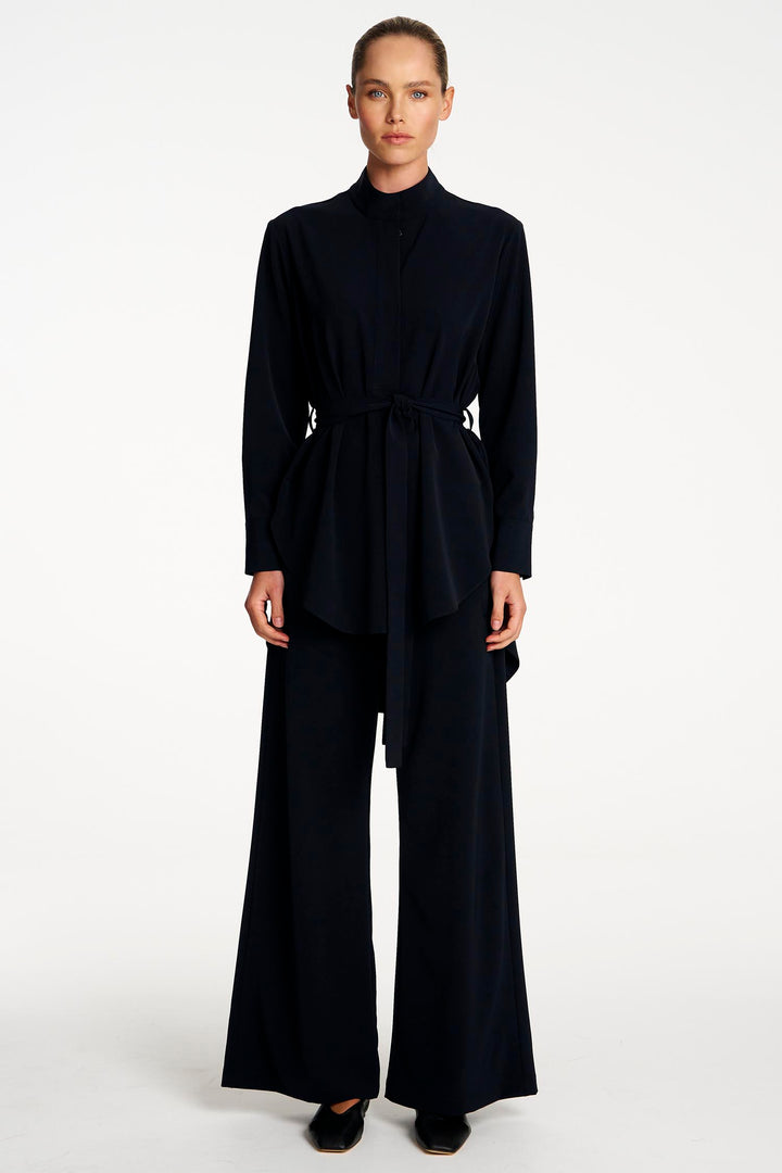 Cylinder Tunic in Navy