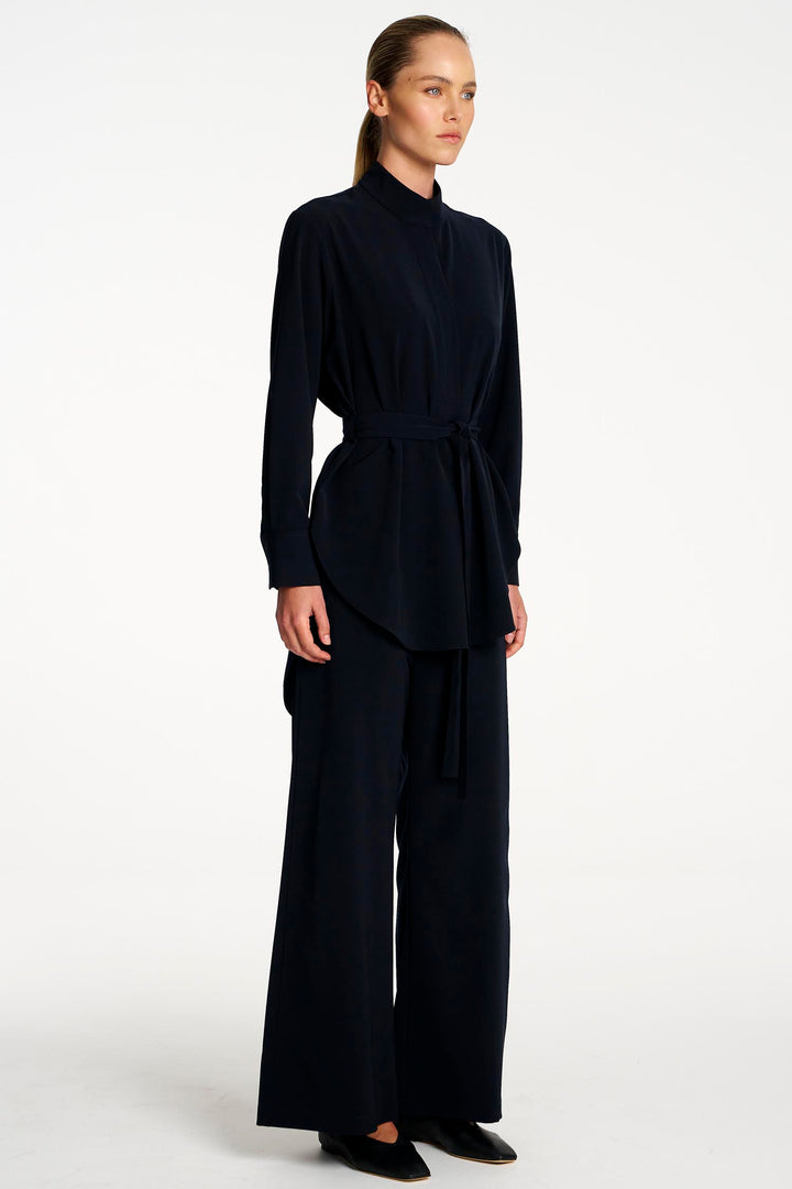 Cylinder Tunic in Navy